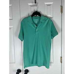 NWOT H&M LOGG Mens Teal Polo Size M